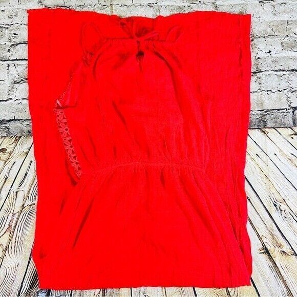 Cloth and People Dress Women’s Large Red Embroidered Cocktail Party‎ Maxi - Picture 6 of 8